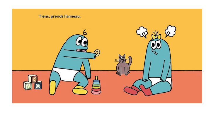 Page du Livre Momo et Mumu vol 1 : Plop!