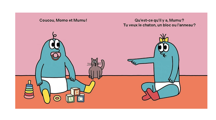 Page du Livre Momo et Mumu vol 1 : Plop!