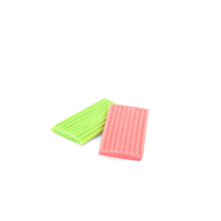 Pâtes à modeler rose et verte phosphorescentes 
