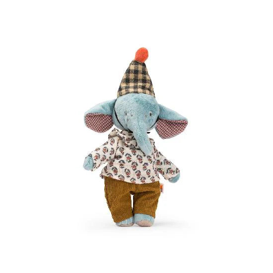 Pablo l'éléphant en tissu de Moulin Roty