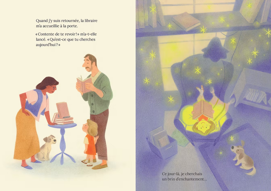 Page du Livre jeunesse chère librairie 