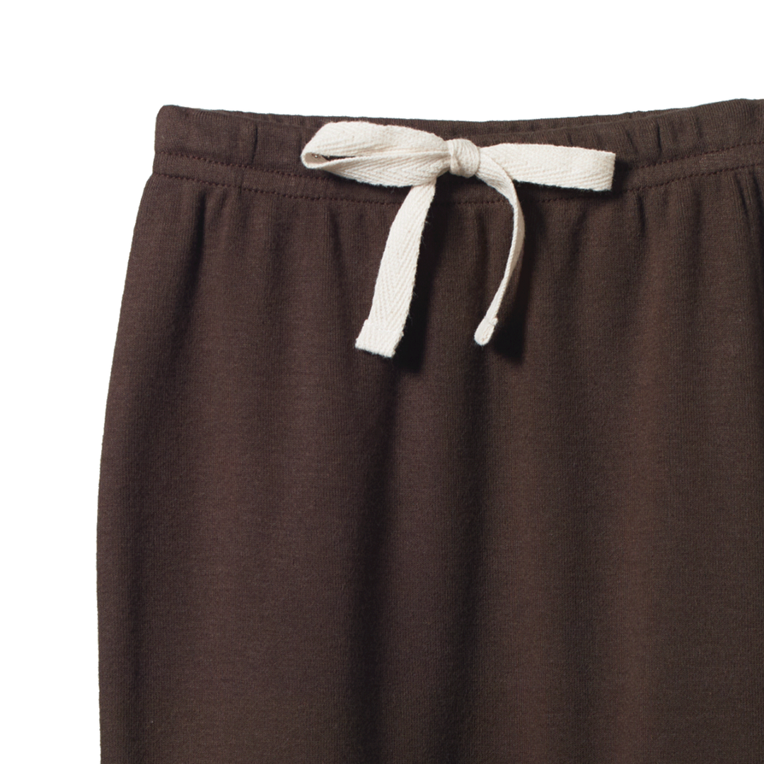 Pantalon pour bébé en coton brun