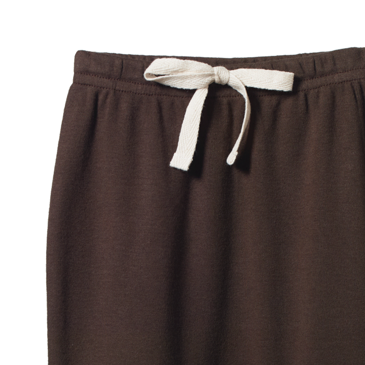 Pantalon pour bébé en coton brun