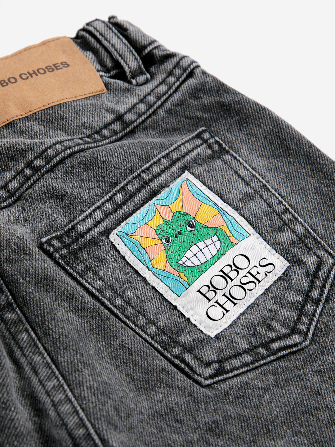 Pantalon Bobo Choses en denim noir 