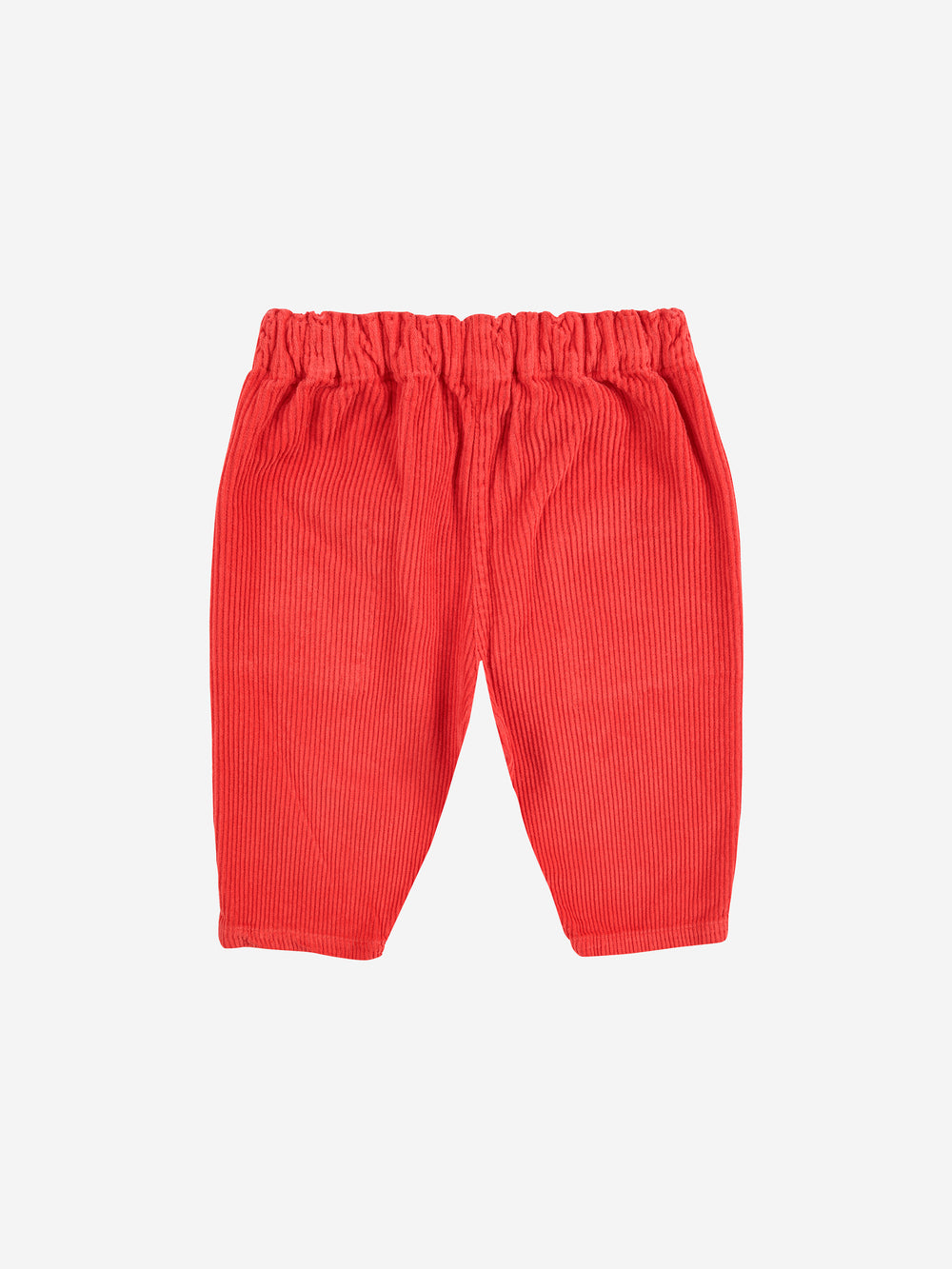 Pantalon en velours côtelé rouge 