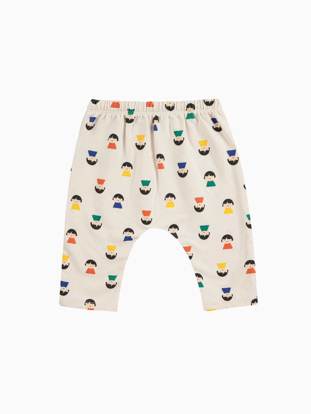 Pantalon jogging Bobo Choses en coton écru avec imprimé pions