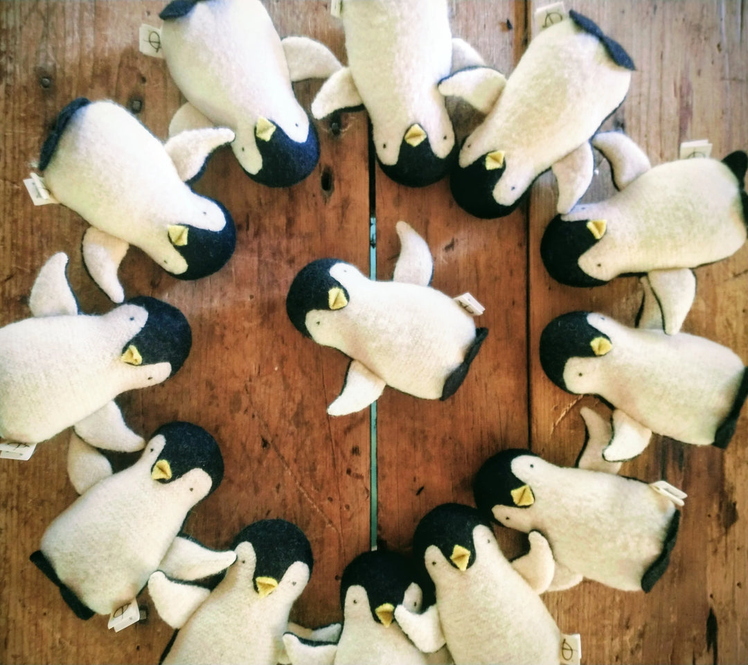 Petit Pingouins en laine 