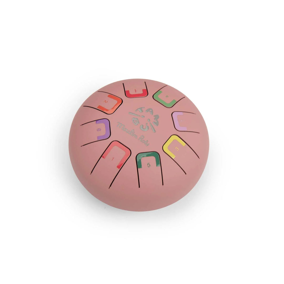 Petit tambour à languettes rose