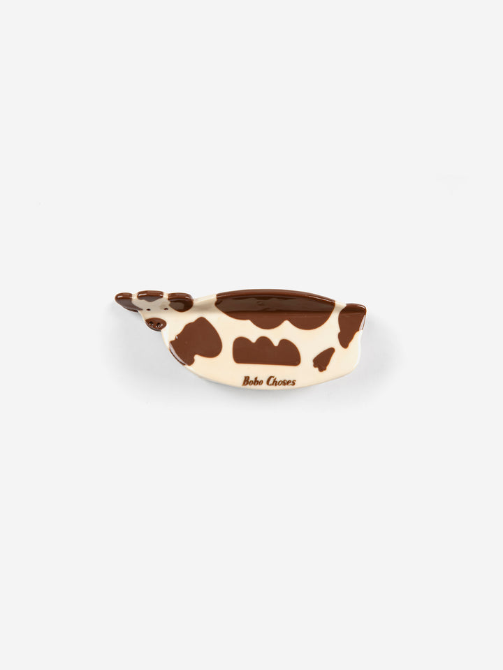 Pince à cheveux Bobo Choses en forme de vache blanche et brune