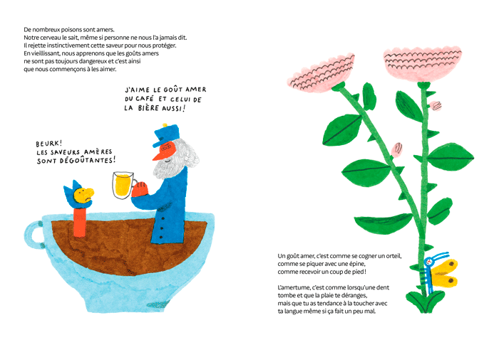Page du Livre jeunesse Qu'est-ce que ça goûte ?