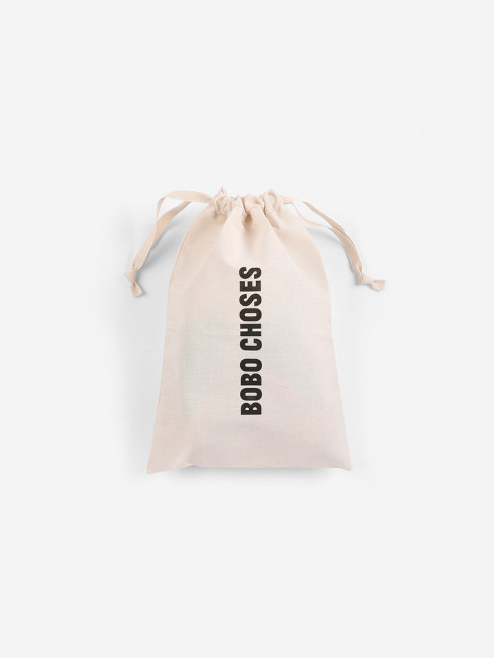 Sac de Chaussons Bobo Choses matelassés vert, bleu et jaune
