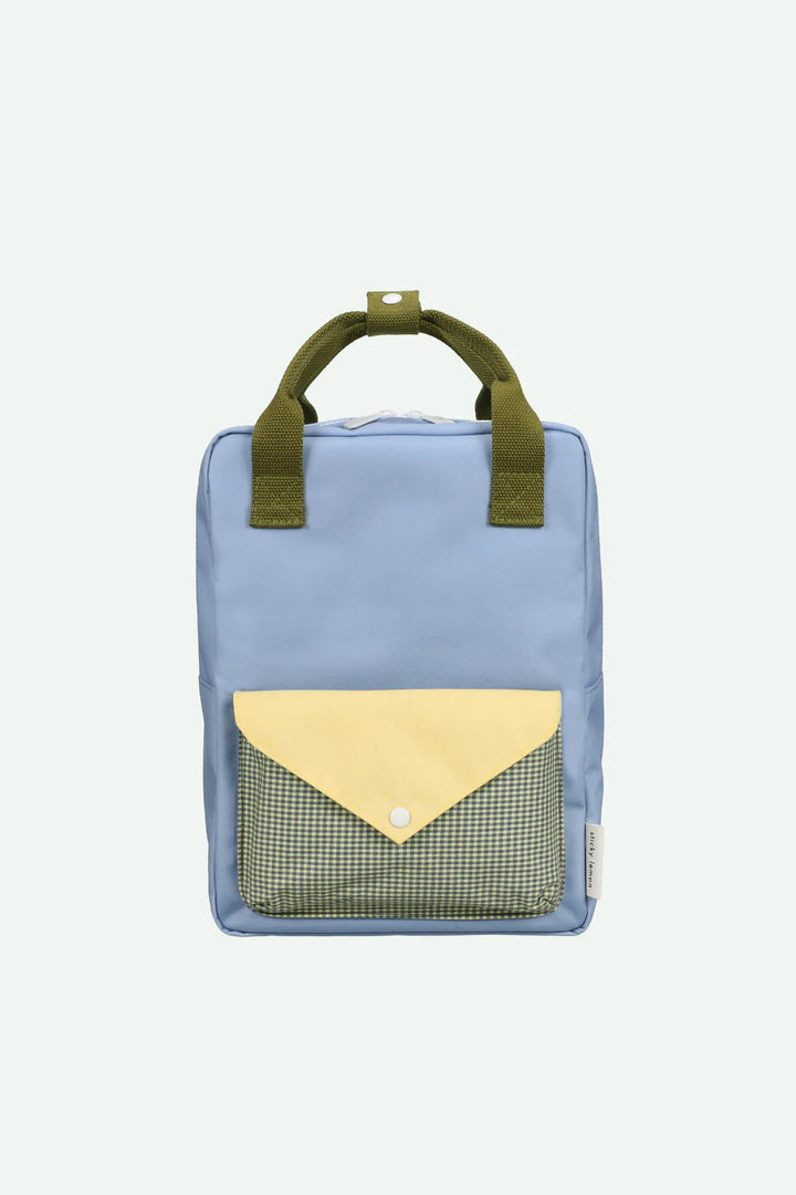 Sac à dos Moyen Sticky Lemon bleu, vert et jaune