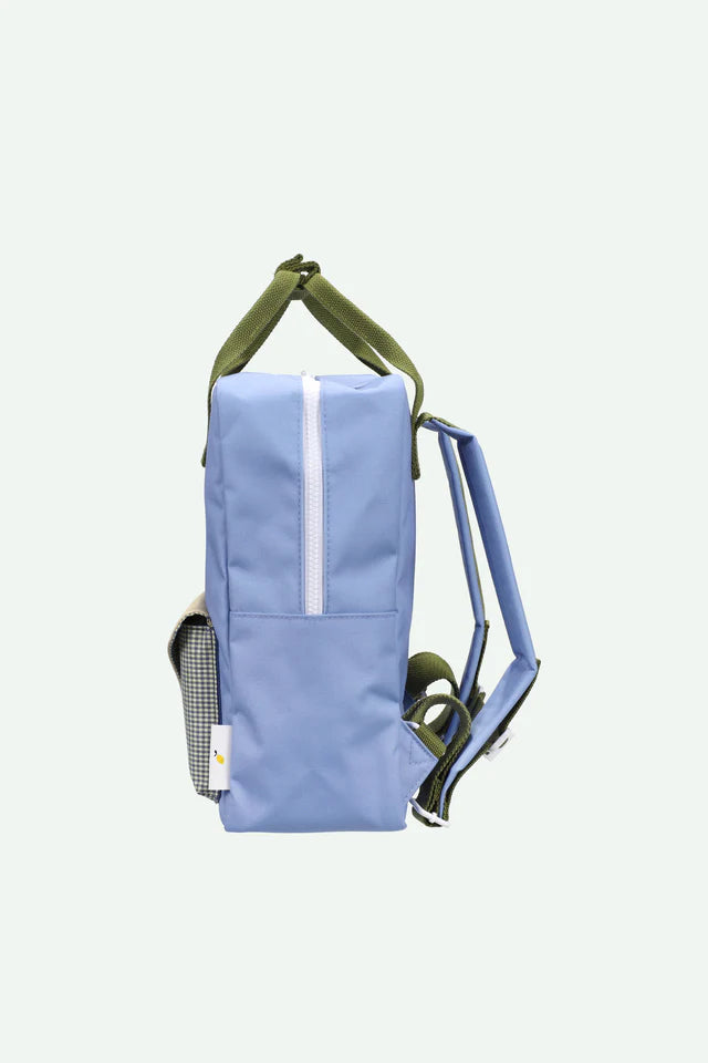 Sac à dos Moyen Sticky Lemon bleu, vert et jaune