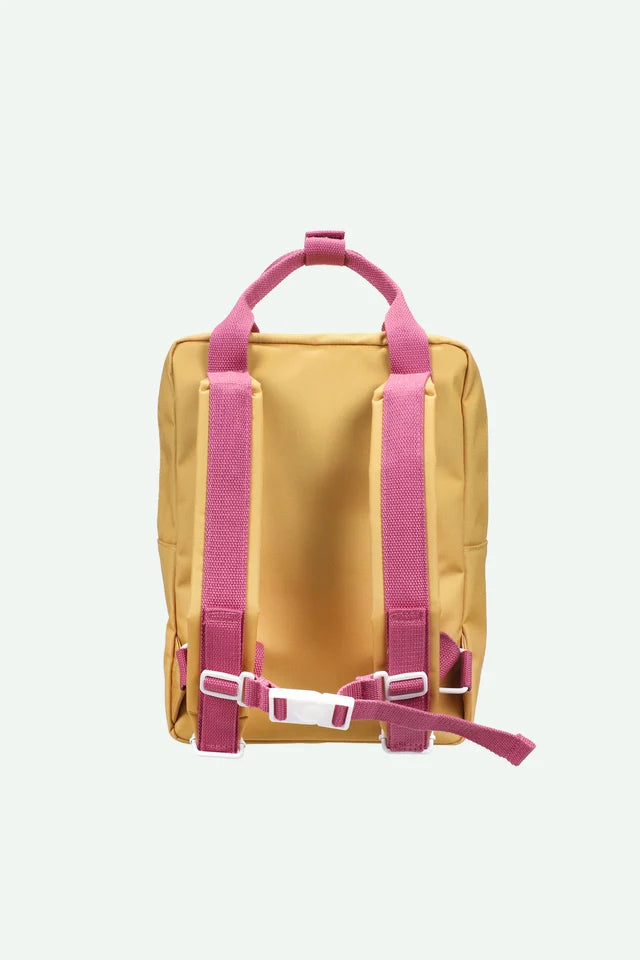 Sac à dos Moyen Sticky Lemon jaune, orange et rose