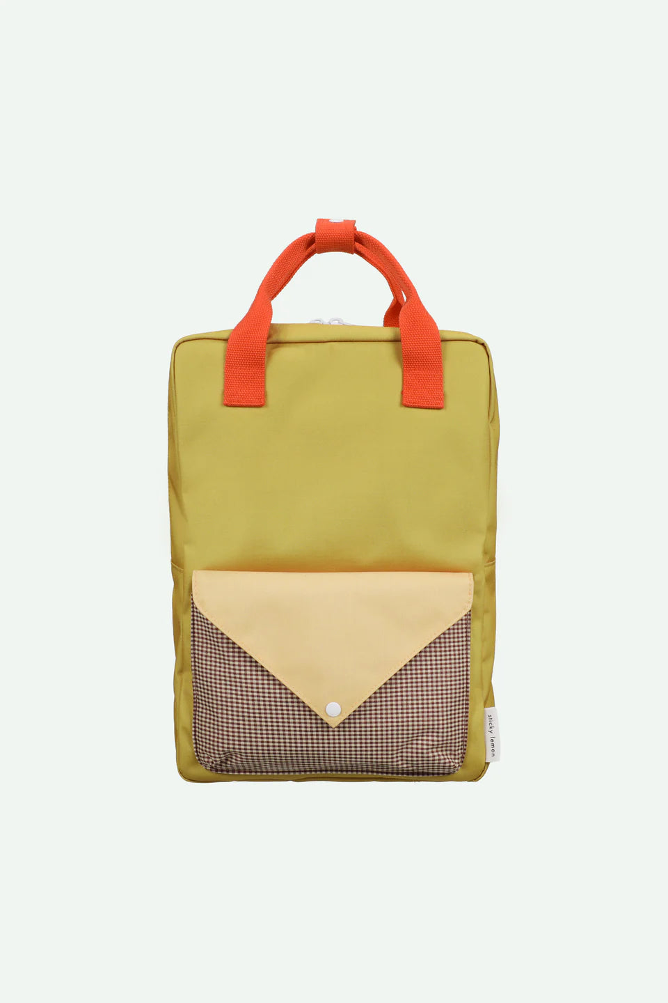 Sac à dos Sticky Lemon Large vert, orange et beige