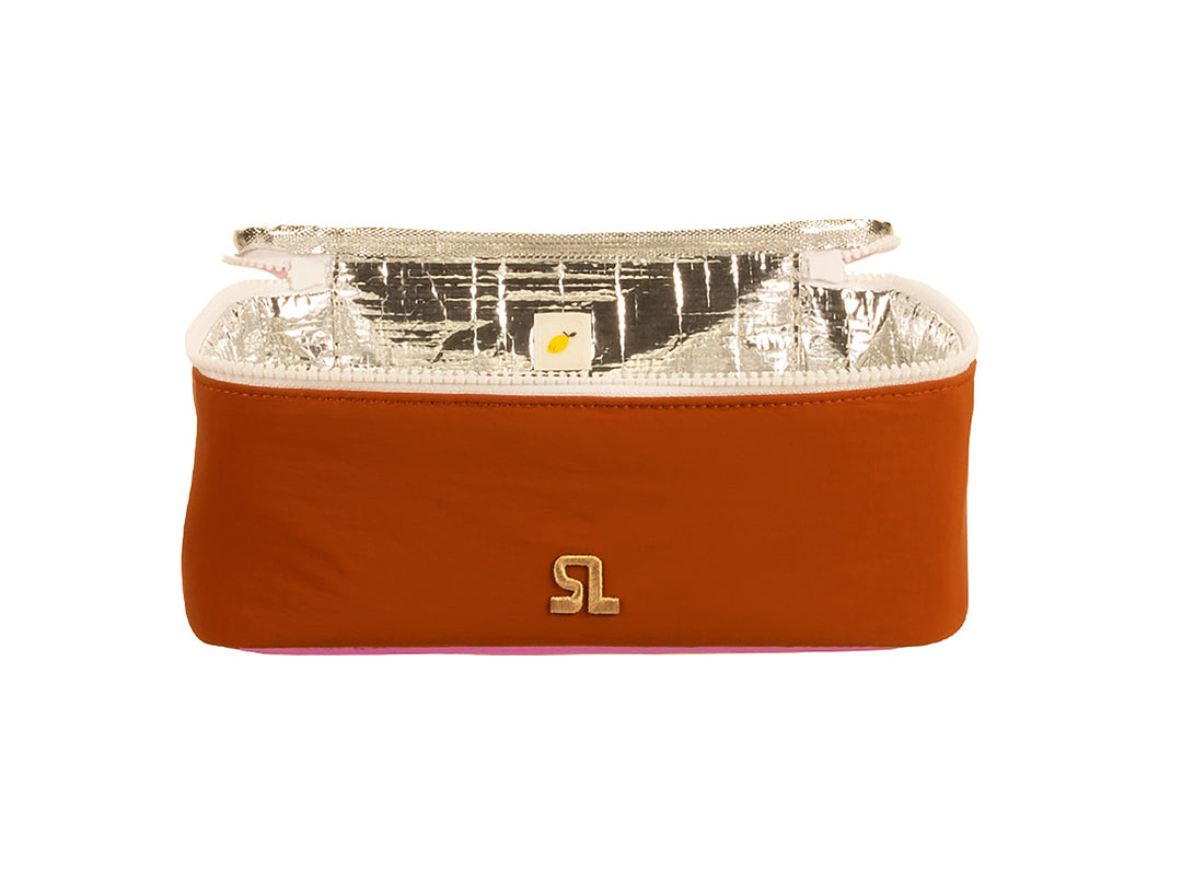 Sac isotherme magenta et orange