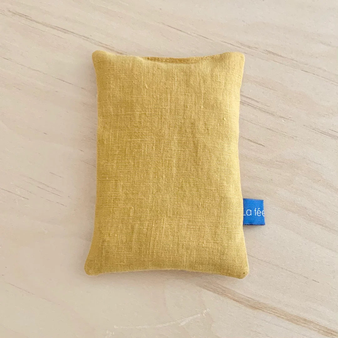 Sachet de lavande en lin Jaune