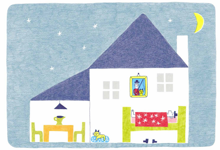 Illustration du Livre jeunesse Sacha le pêcheur de Florie Saint-Val