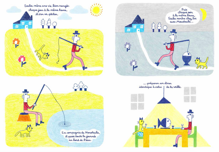 Livre jeunesse Sacha le pêcheur de Florie Saint-Val