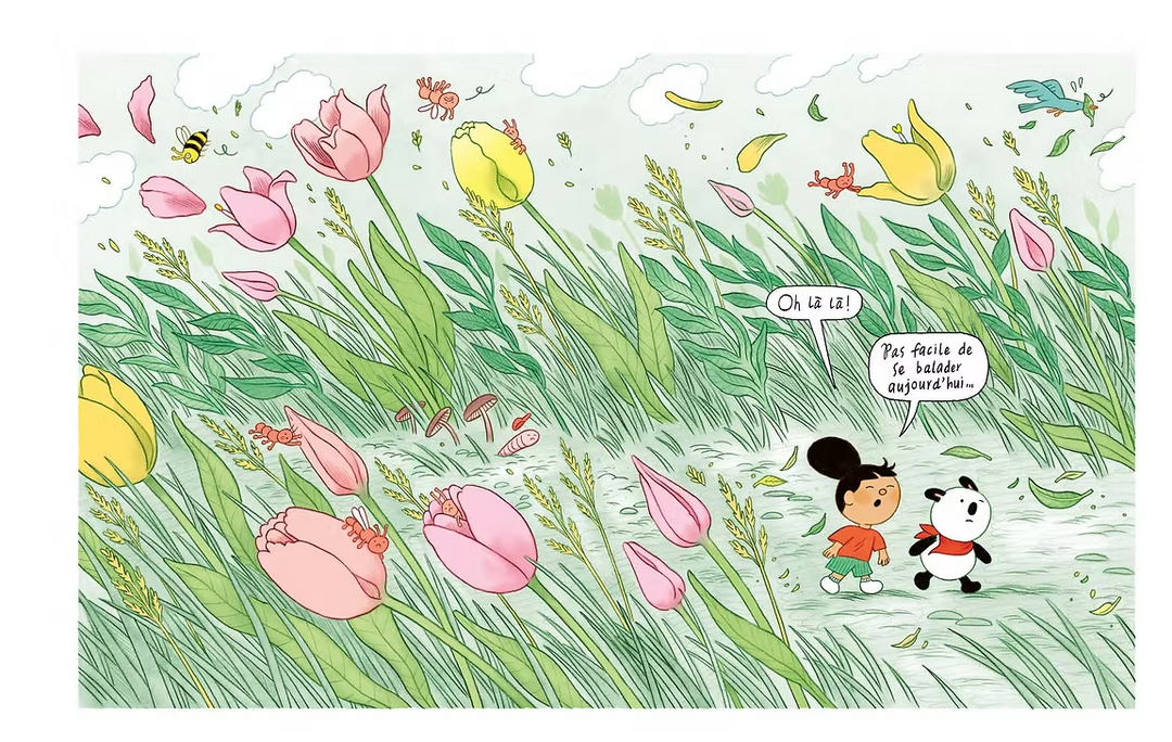 Page du Livre jeunesse Mimose & Sam Vol 5,  La maison disparue