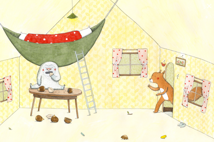 Illustration du Livre jeunesse Je ne suis pas ta maman de Marianne Dubuc