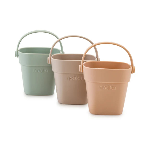 Petits seaux de bain en silicone 