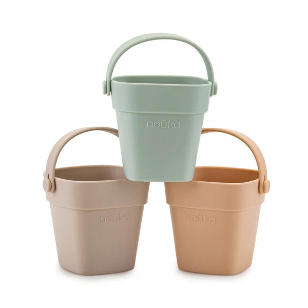 Petits seaux de bain en silicone 