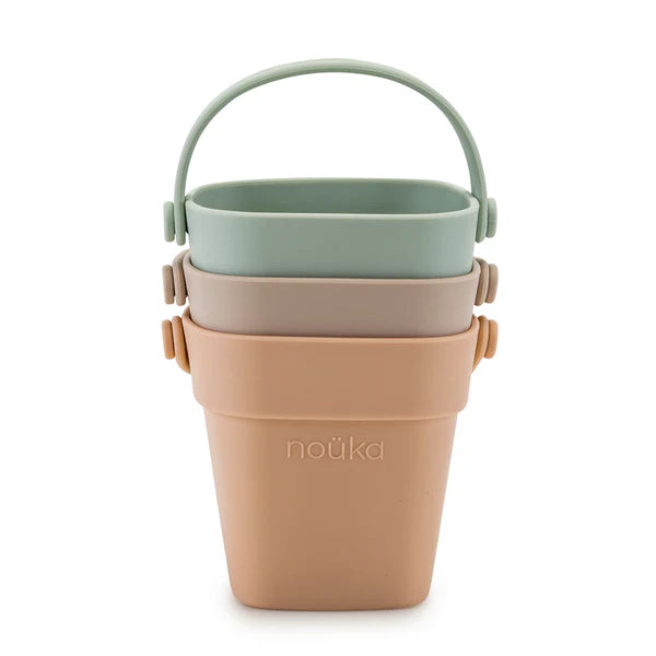 Petits seaux de bain en silicone 