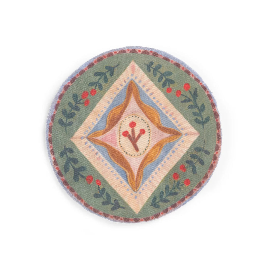 Tapis de Set cocooning au salon de Moulin Roty 