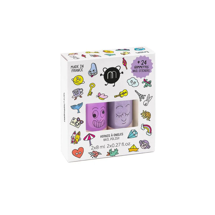 Set de vernis à ongles et d'autocollants