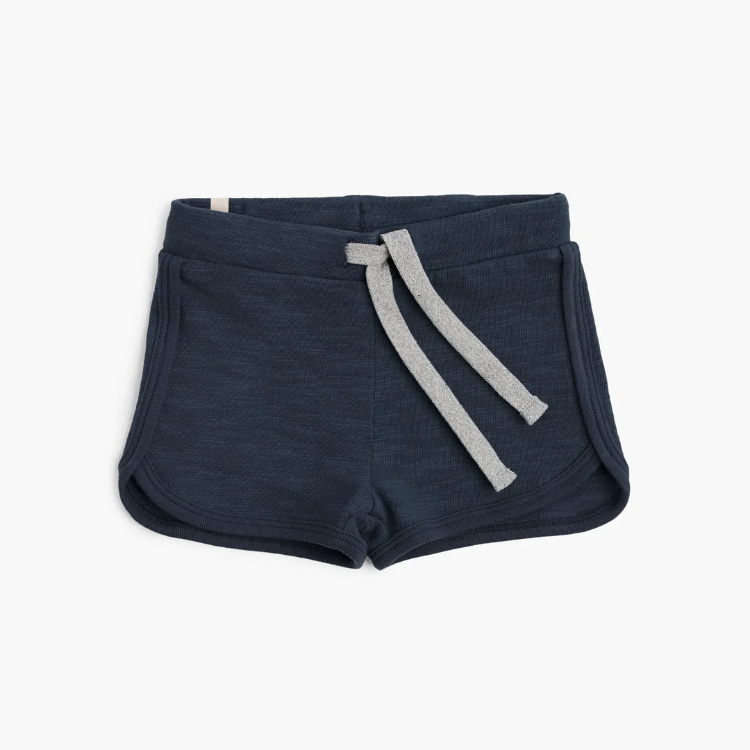 Shorts pour enfant en coton marine 