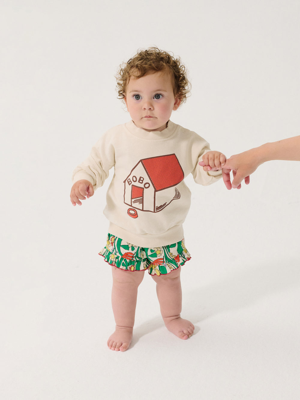 Shorts Bobo Choses en coton avec imprimé herbalist 