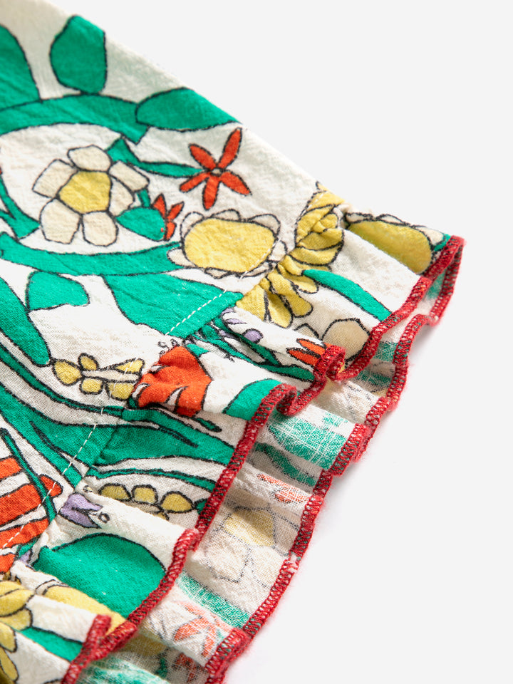 Détail de Shorts Bobo Choses en coton avec imprimé herbalist 