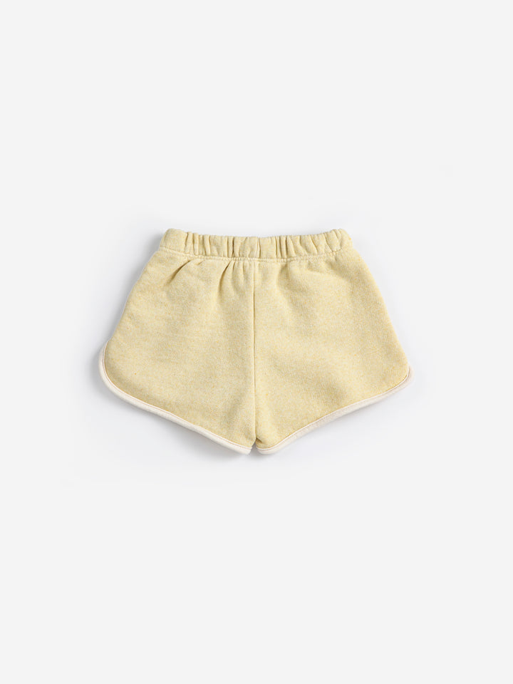 Shorts Bobo Choses en coton jaune pâle