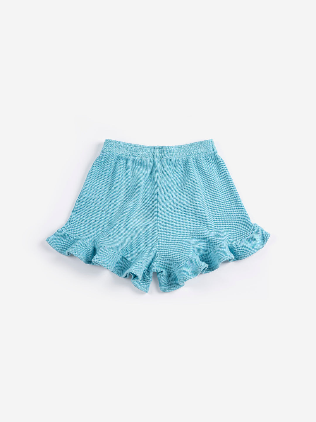 Shorts à volants Bobo Choses en coton bleu pâle 