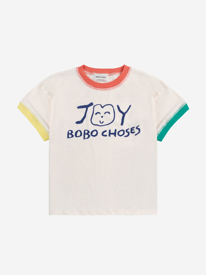 T-Shirt en coton blanc avec imprimé Joy Bobo Choses