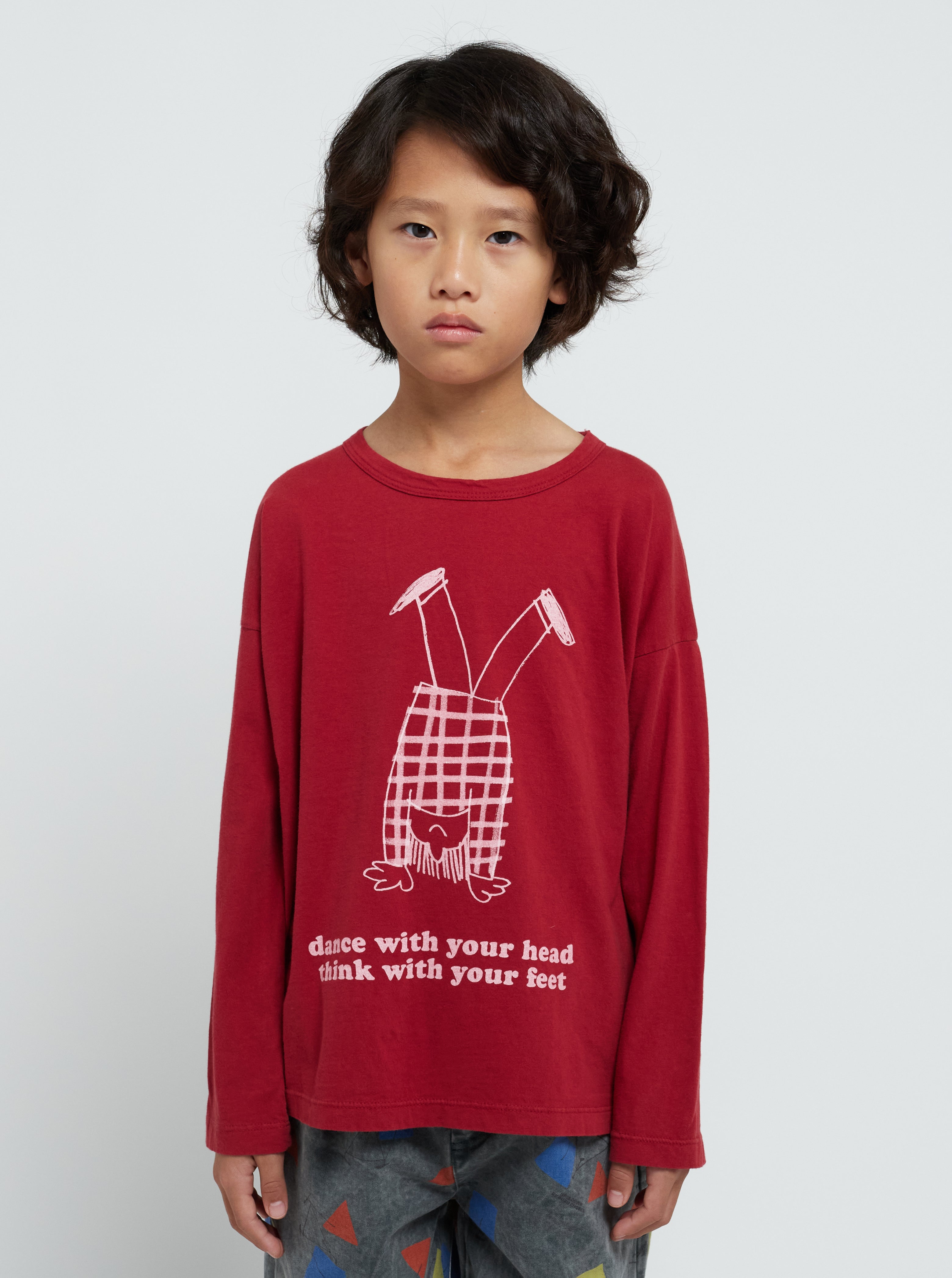 Headstand Child long sleeved t-shirt