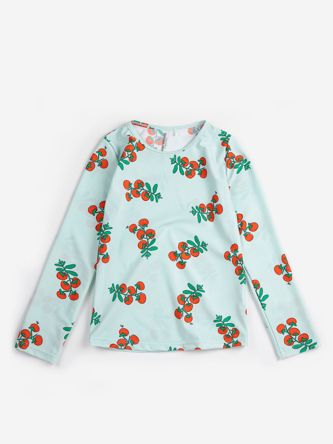 T-shirt de bain Bobo Choses bleu pâle avec tomates 