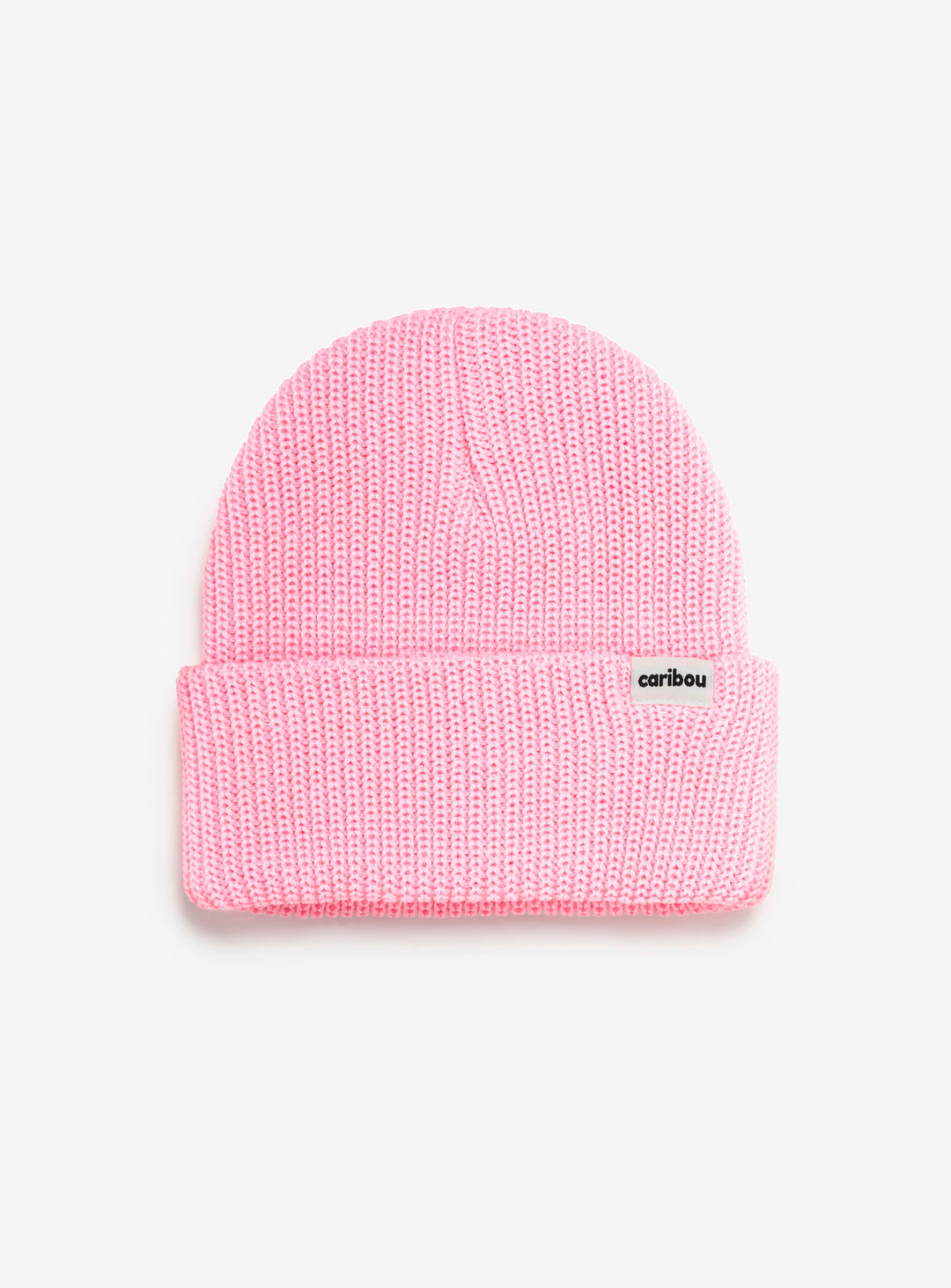 Tuque pêcheur tricoté en laine mérinos Rose