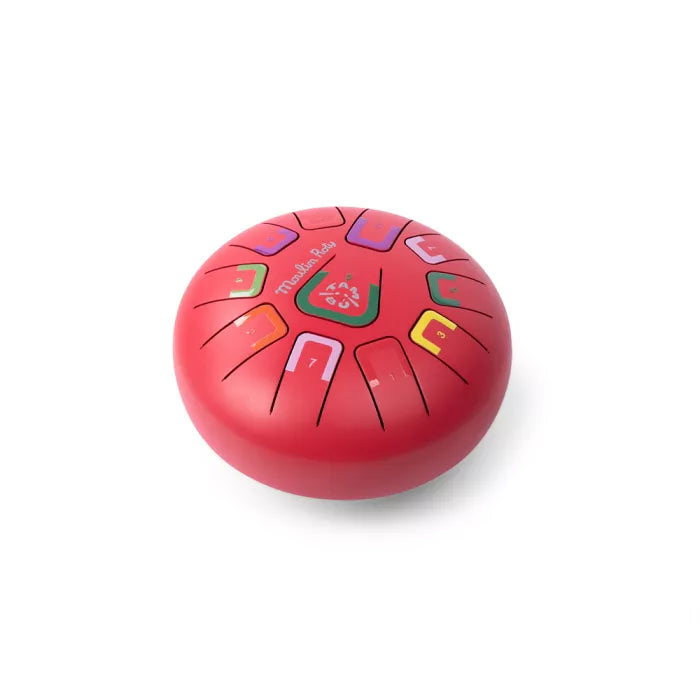 Tambour à languettes rouge