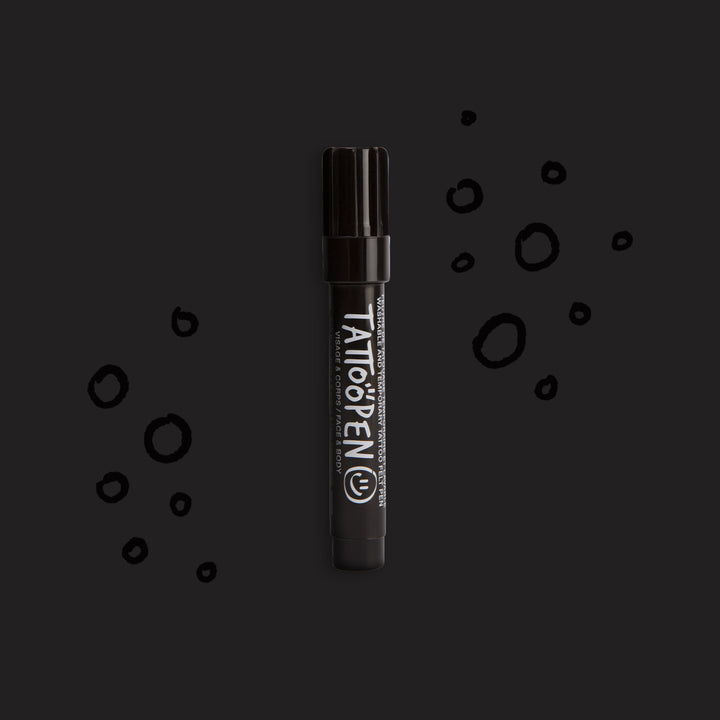 Feutre de tatouage temporaire Tatoopen noir pour visage et corps