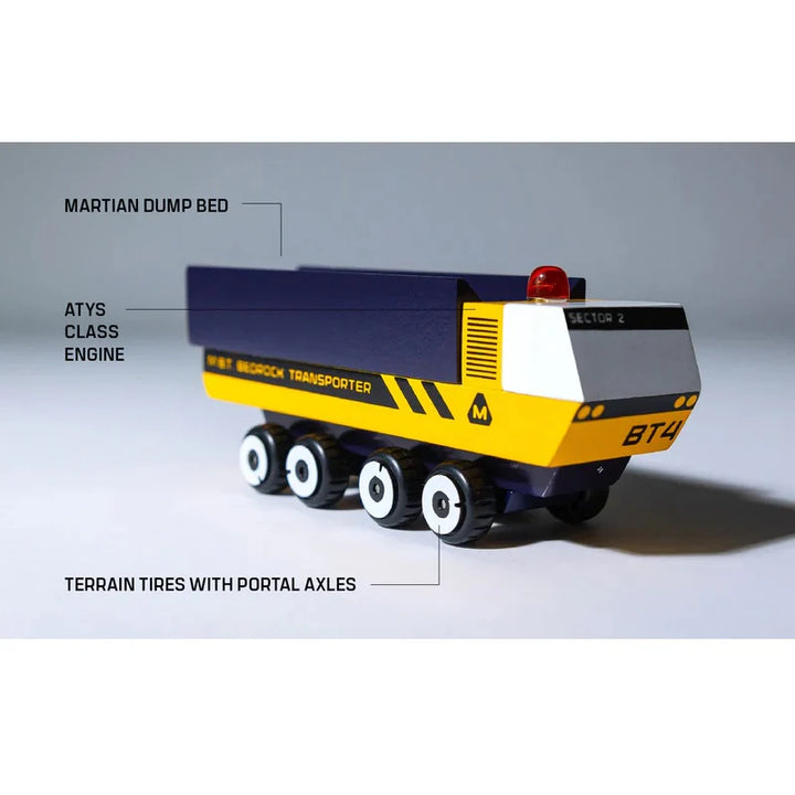 Camion Transporteur de roches martiennes en bois Candylab