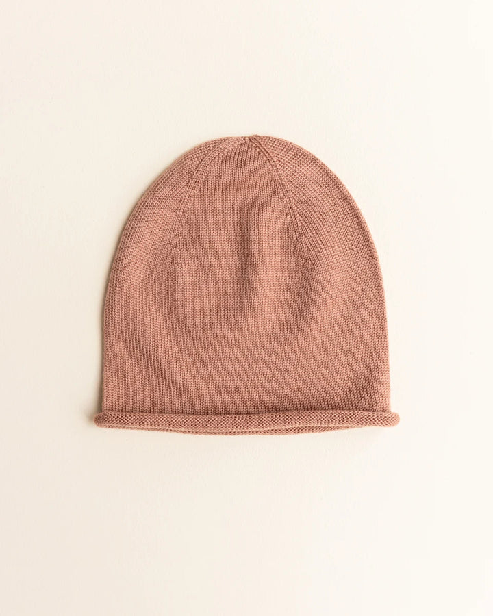 Tuque Hvid en laine mérinos terracotta