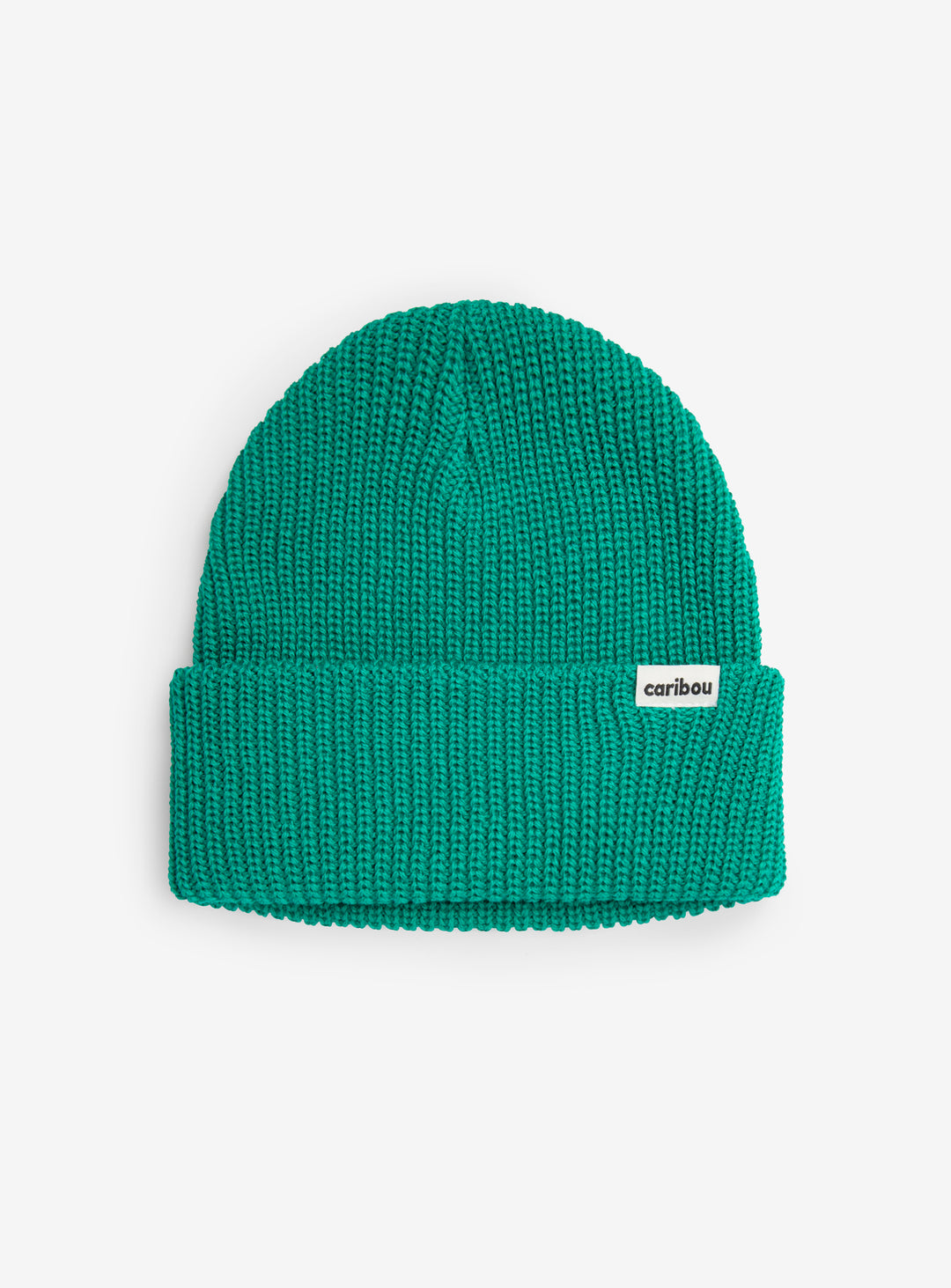 Tuque pêcheur Caribou en tricot vert