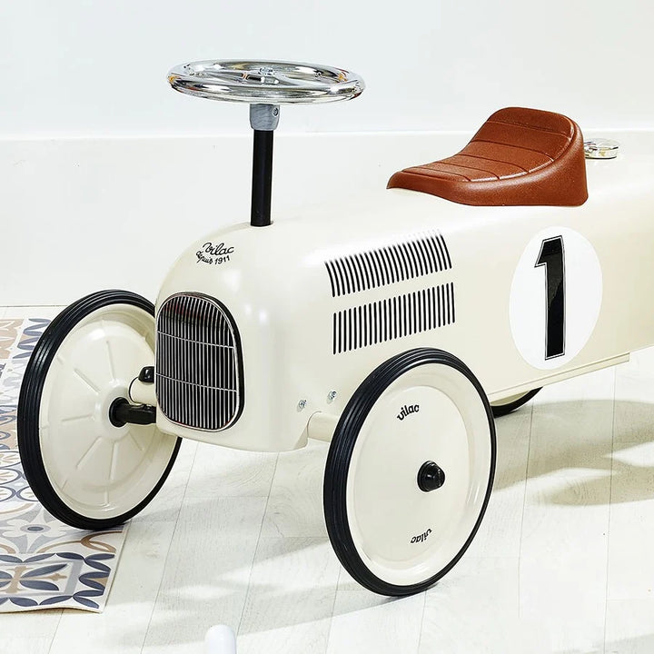 Voiture de course Vilac Blanc