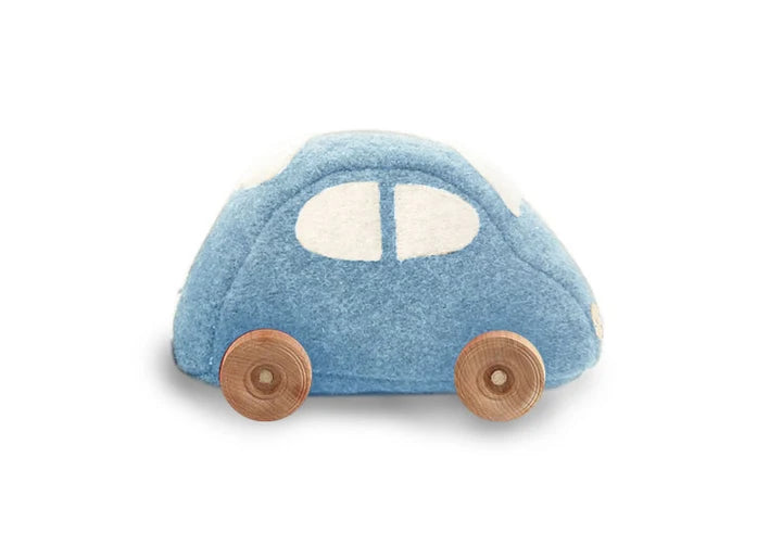 Voiture en laine Bleu