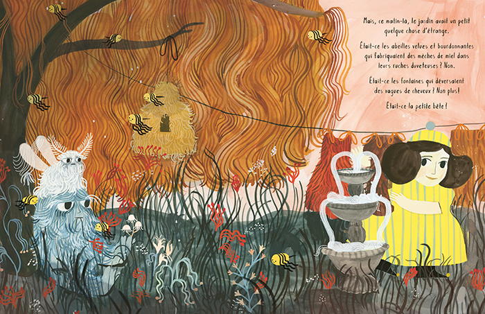 Illustration du Livre jeunesse Alma et la bête de Esmé Shapiro