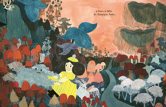 Illustration du Livre jeunesse Alma et la bête de Esmé Shapiro