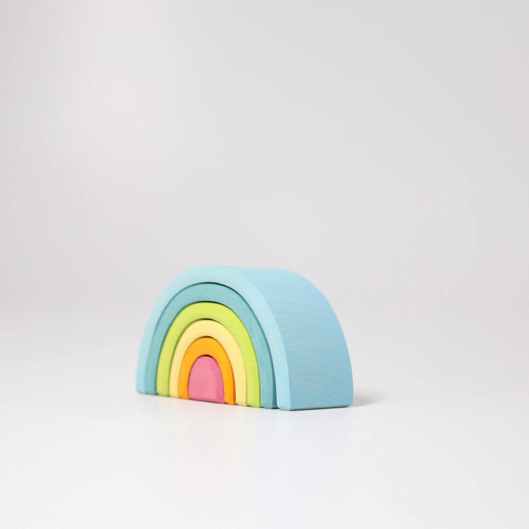 Arc-en-ciel à empiler en bois 
