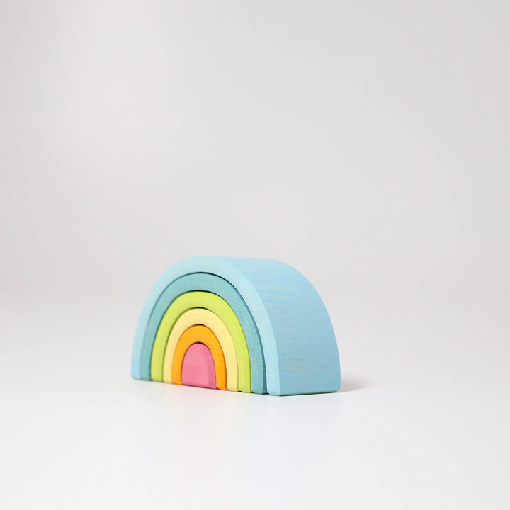 Arc-en-ciel à empiler en bois 